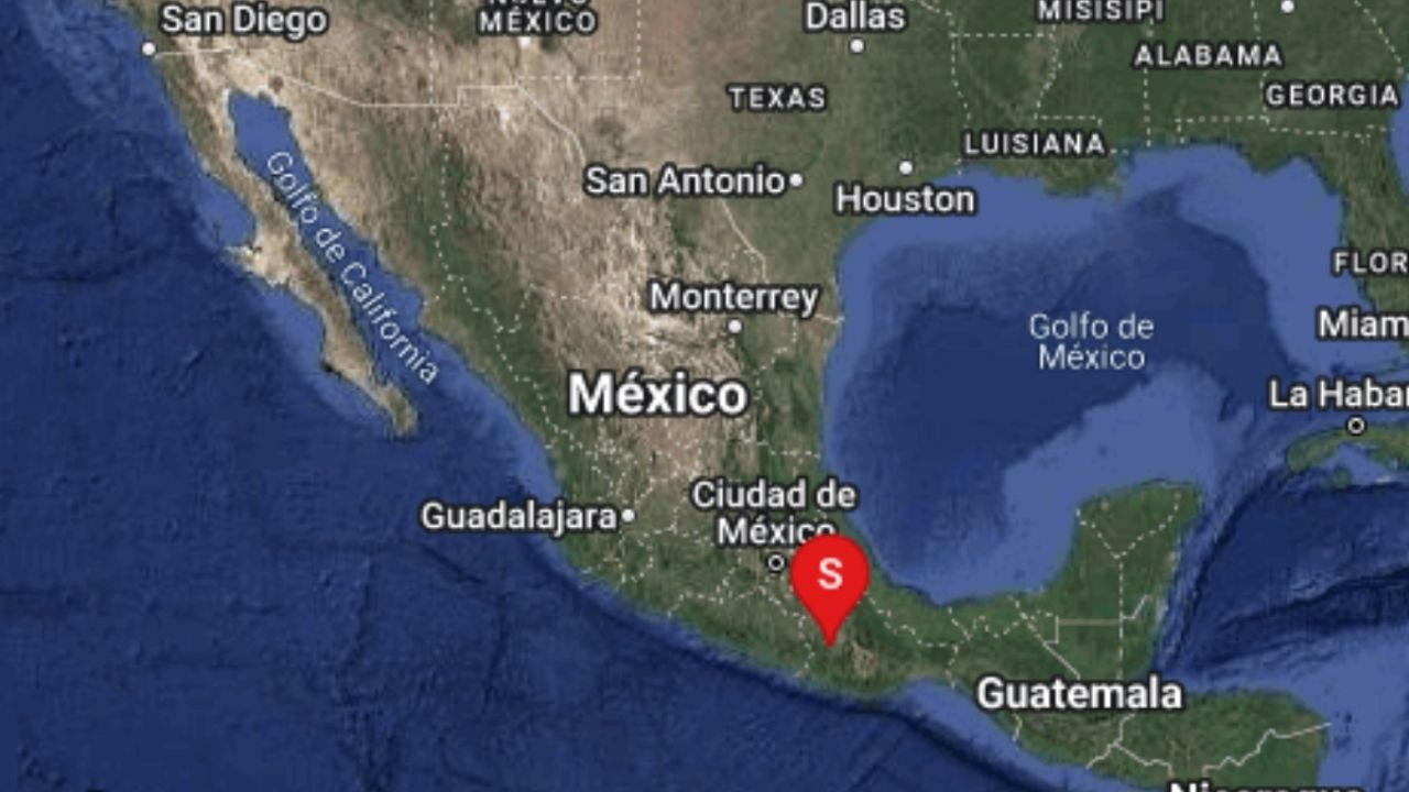 Sismo preliminar de 5.5 se registra en Tlaxiaco, Oaxaca