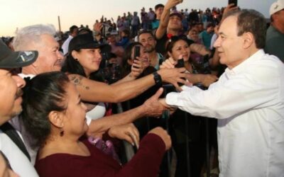Con ambiente de fiesta y lleno total, Alfonso Durazo detona potencial turístico de Huatabampito con inauguración de Malecón