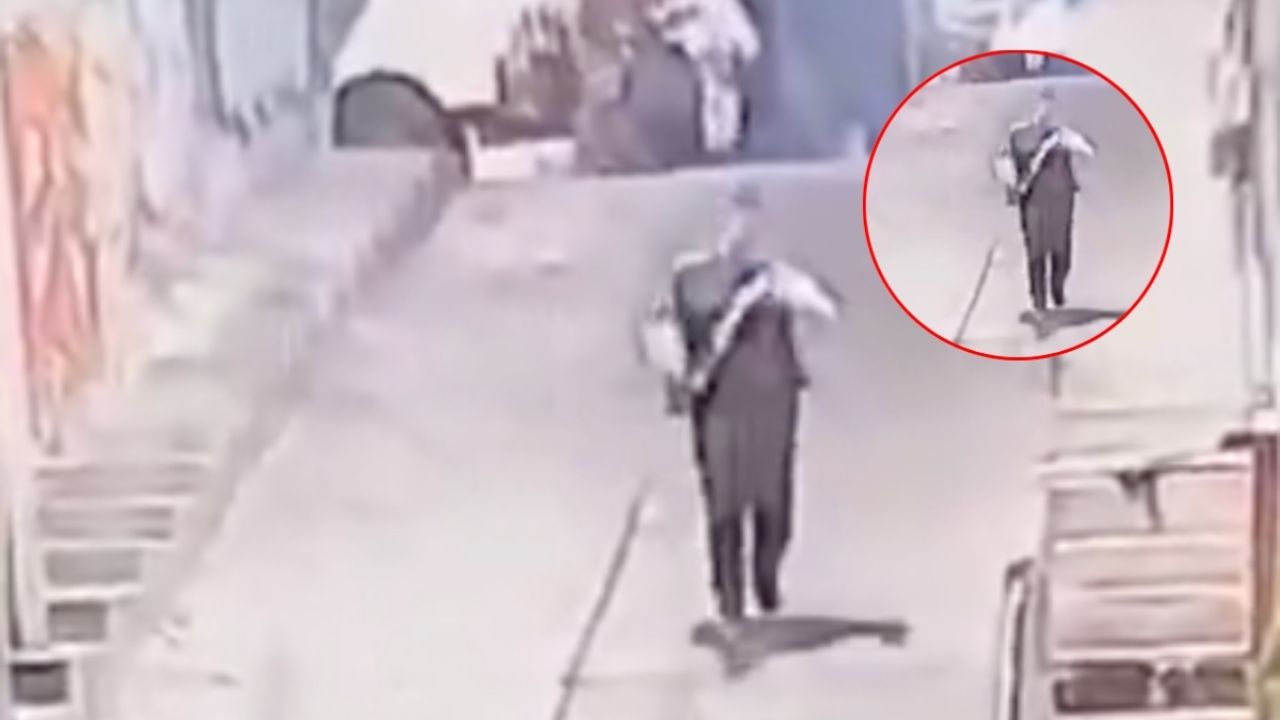 Captan en VIDEO a mujer huyendo de intento de secuestro en Naucalpan