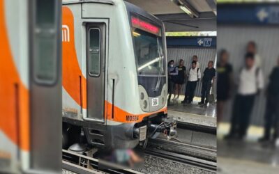Mujer se arroja a las vías en el Metro Tasqueña