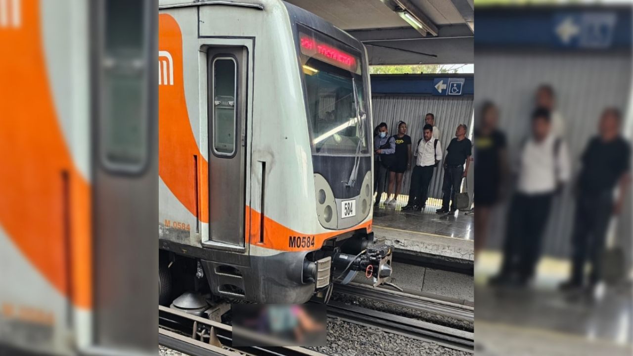 Mujer se arroja a las vías en el Metro Tasqueña