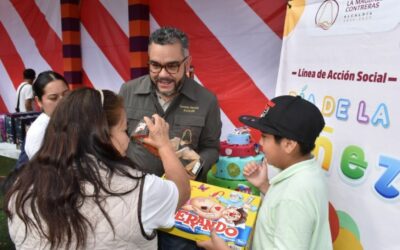 Alcaldía La Magdalena Contreras festeja a niños y niñas con juguetes y espectáculos infantiles