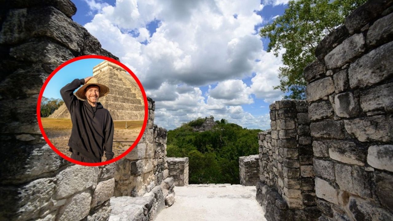 El Gobierno de Campeche muestra cómo invito a Mr Beast a la zona arqueológica de Calakmul
