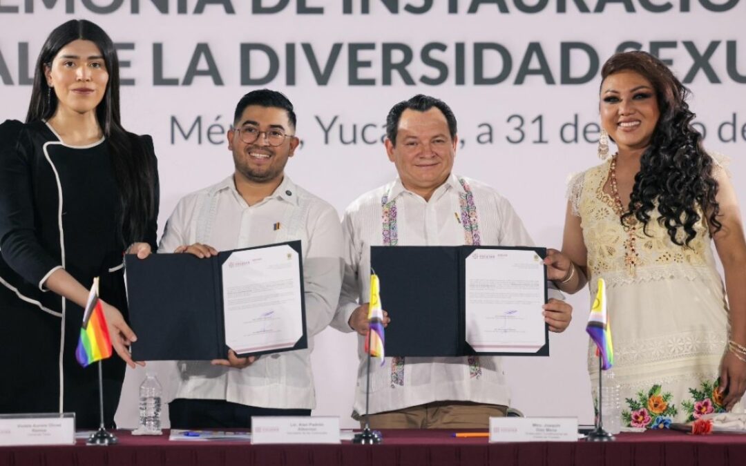Joaquín Díaz instala comité estatal de la diversidad sexual, organismo que contribuirá a saldar la deuda histórica con la población LGBTQ+
