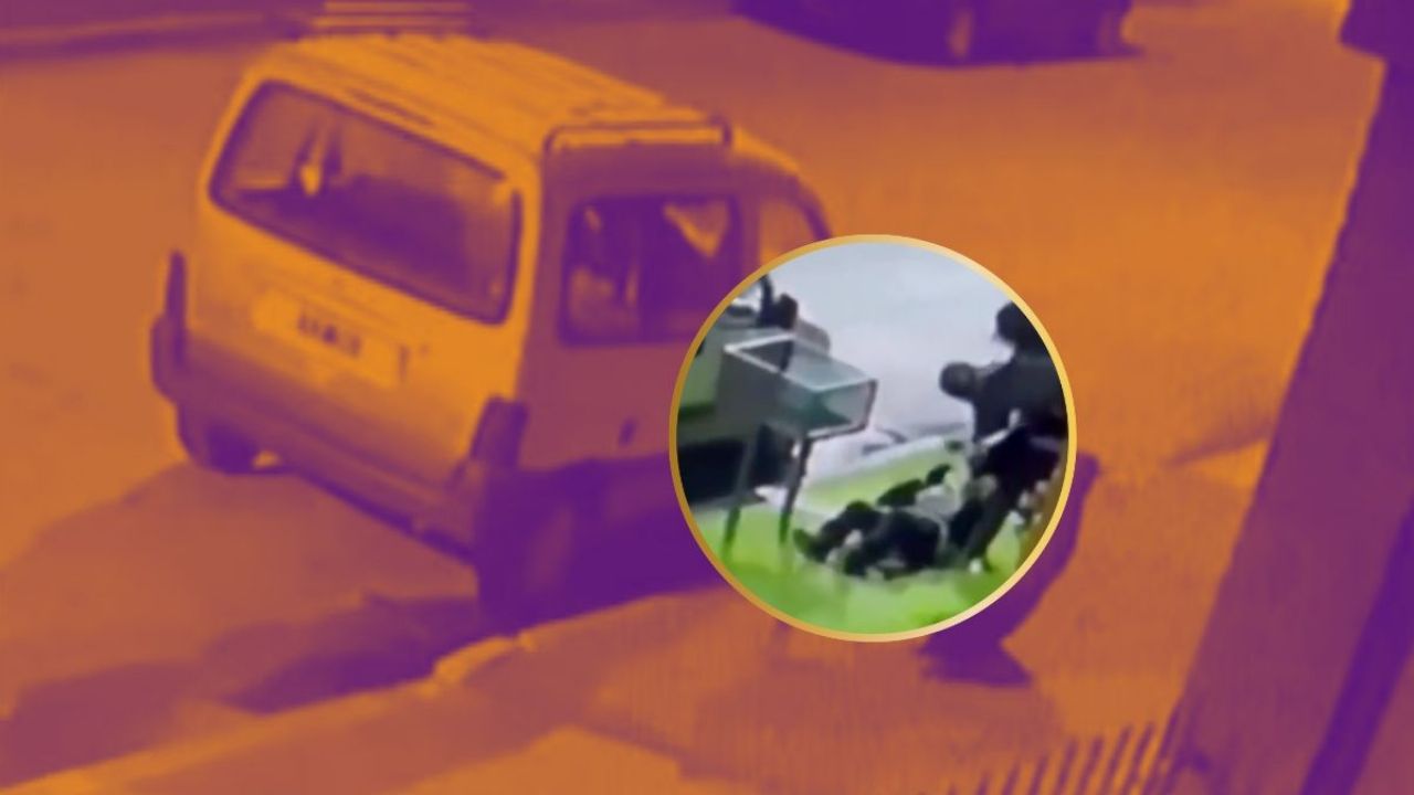Rateros arrastran a anciana de 90 años que se aferró a un bote de basura | VIDEO
